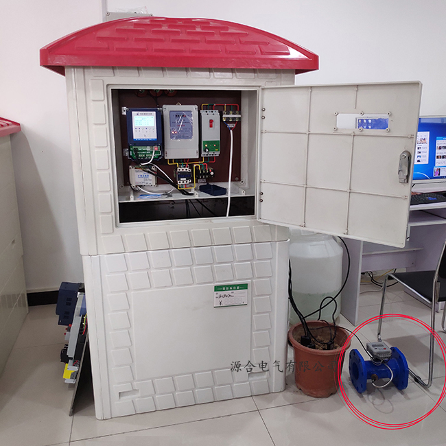 農(nóng)田機(jī)井灌溉智能玻璃井房,水電雙計控制器廠家